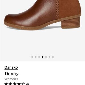 Dansko Women's Chestnut Ankle Booties